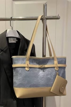 denim tote bag